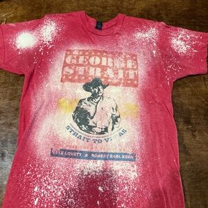 Tultex Red and Cream Splatter T-Shirt